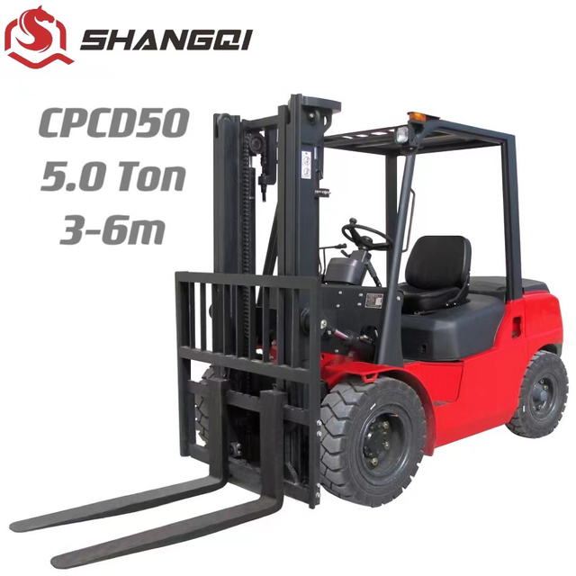 CPCD50（柴油叉车+起重量：5.0吨+选装门架）